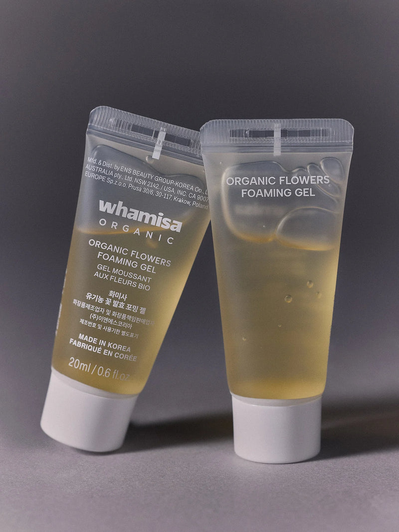 Whamisa Organic Flowers Foaming Gel puhdistusgeeli