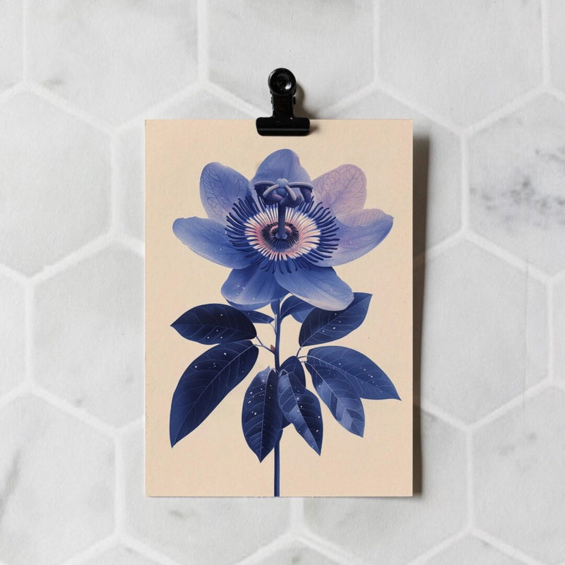 Botanopia Passion flower onnittelukortti