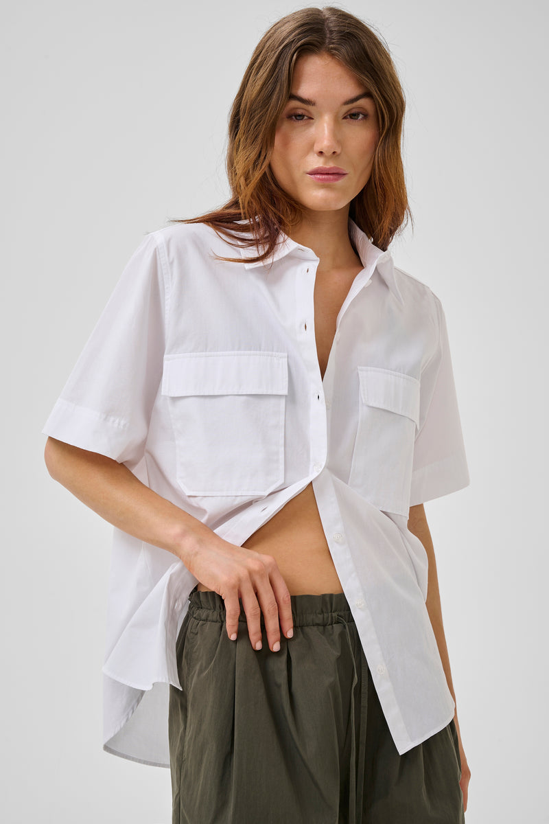 Sunna Boxy paita, Bright White