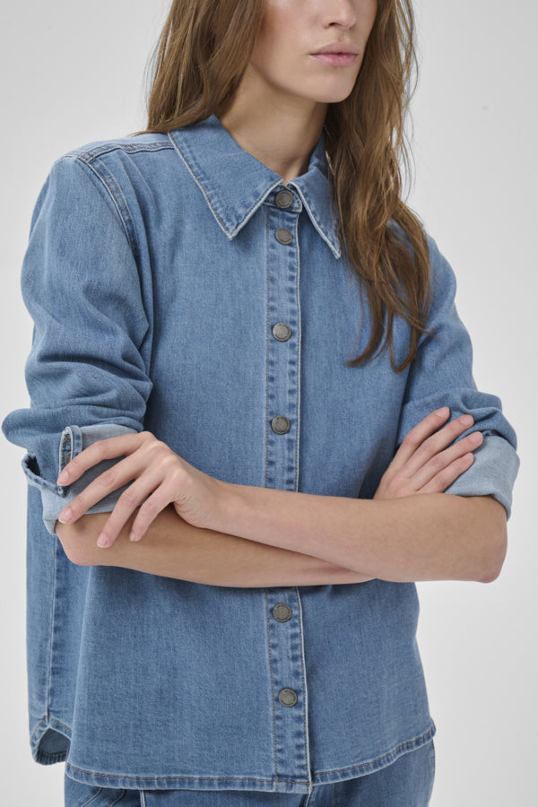 Linn Sofia farkkupaita, medium blue washed