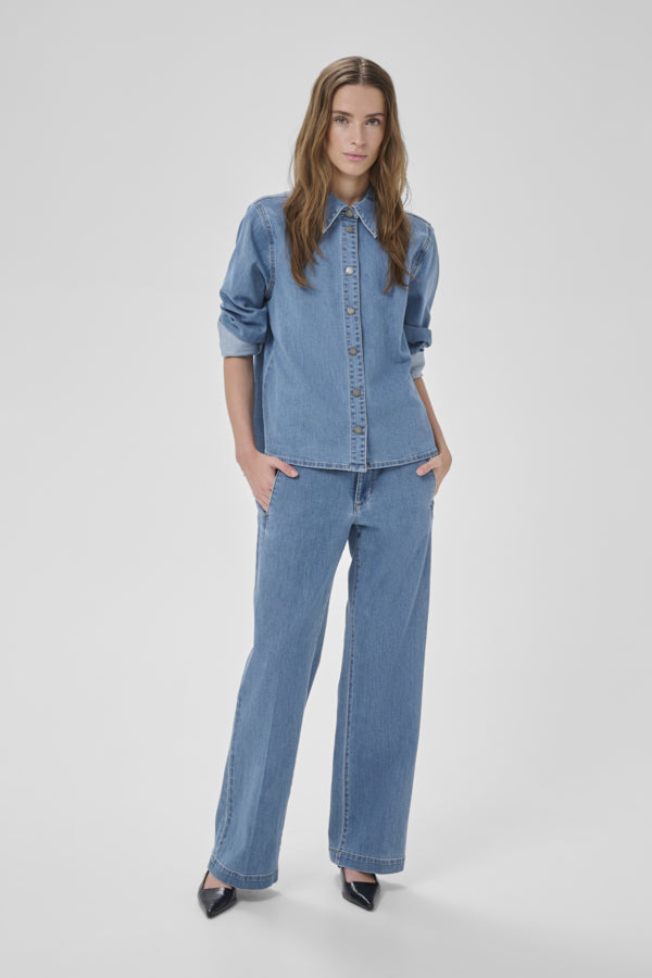 Linn Sofia farkkupaita, medium blue washed