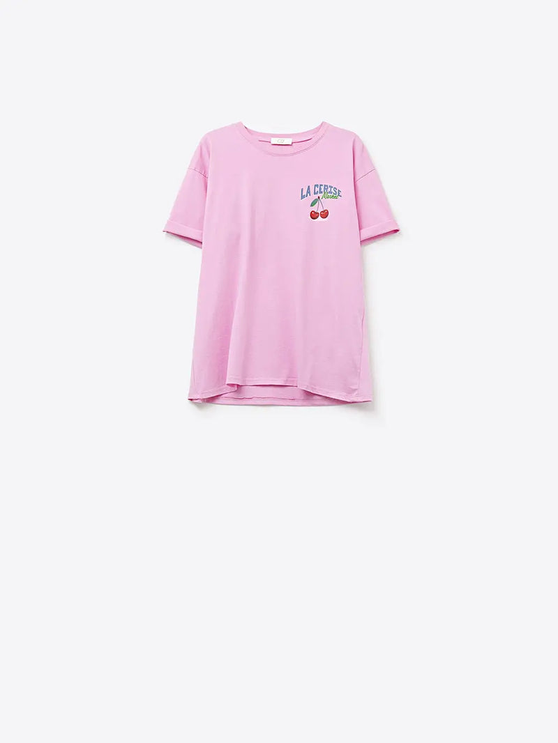 Q2 La Cerise Market Saint-Tropez t-paita, Pink