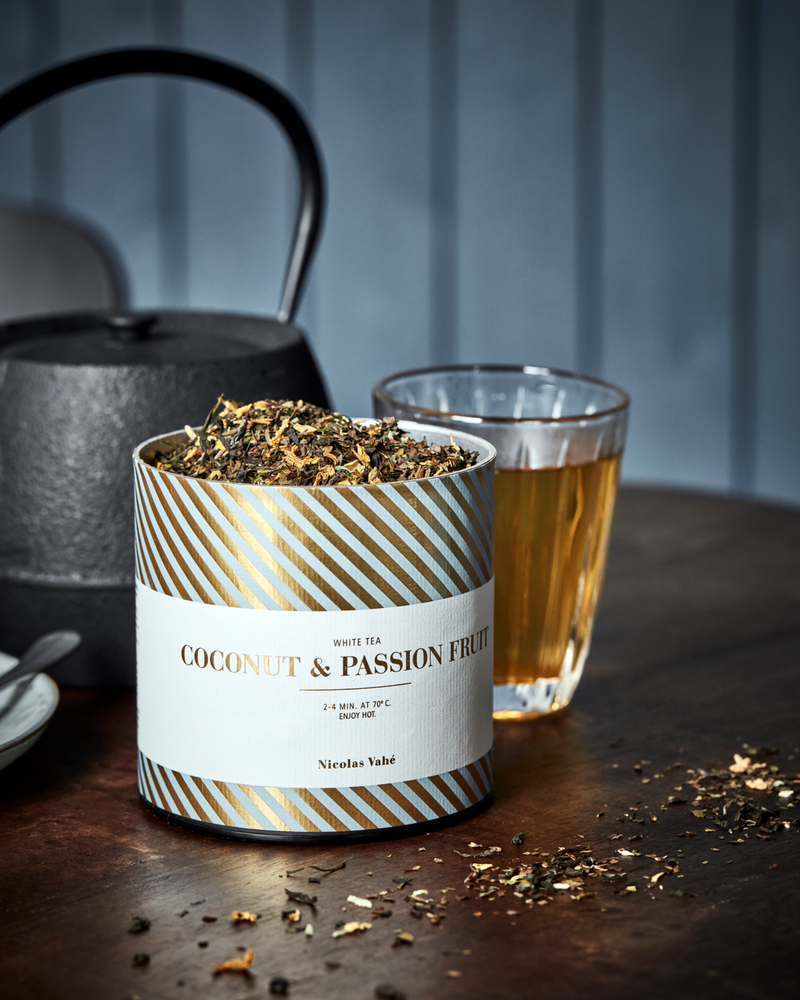 Nicolas Vahe teepusseja valkoinen tee, kookos ja passio