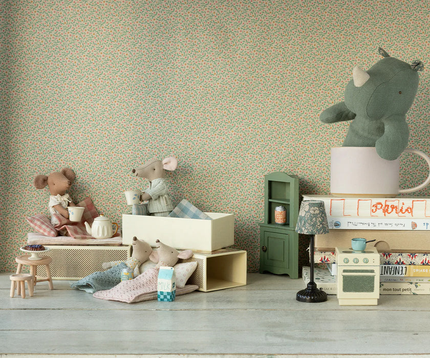 Maileg isosisko-hiiri tulitikkurasiassa