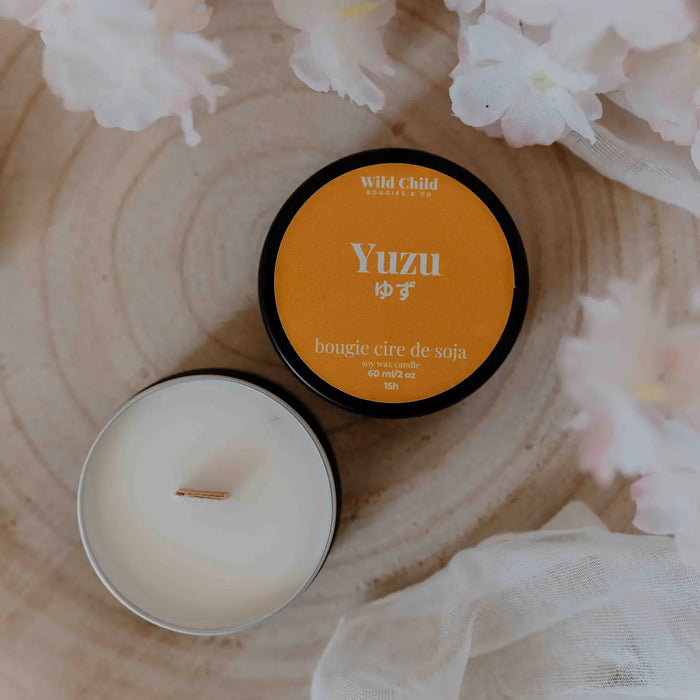 Luonnollinen mini tuoksukynttilä, Yuzu