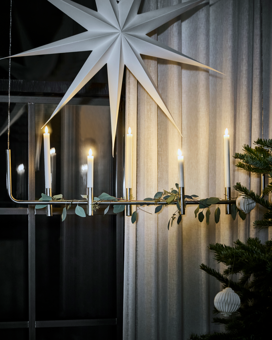 House Doctor kynttelikkö Maxi, hopeanvärinen