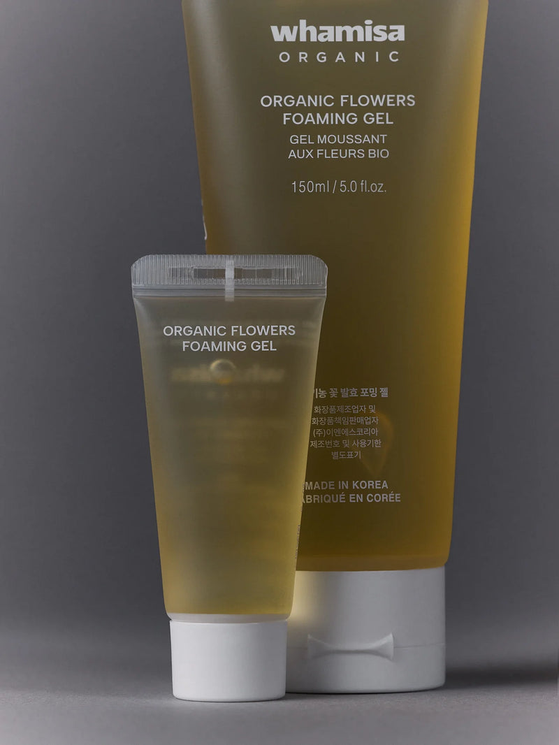 Whamisa Organic Flowers Foaming Gel puhdistusgeeli