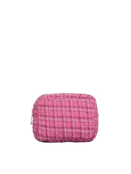 Stripel Flannel Malin toilettipussi, Desert Rose