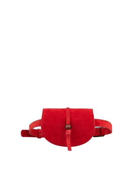 Becksöndergaard Suede belt käsilaukku, adrenaline red