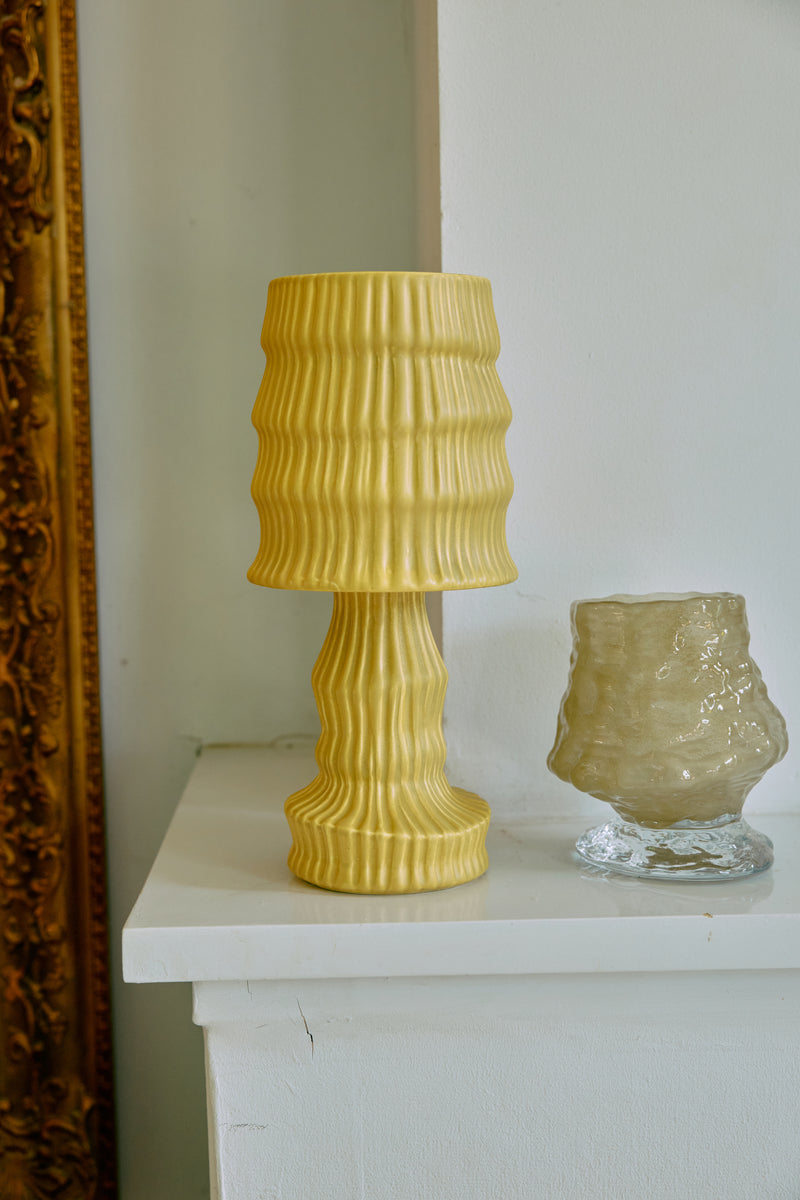 HK Living Ceramic pöytävalaisin, Ochre