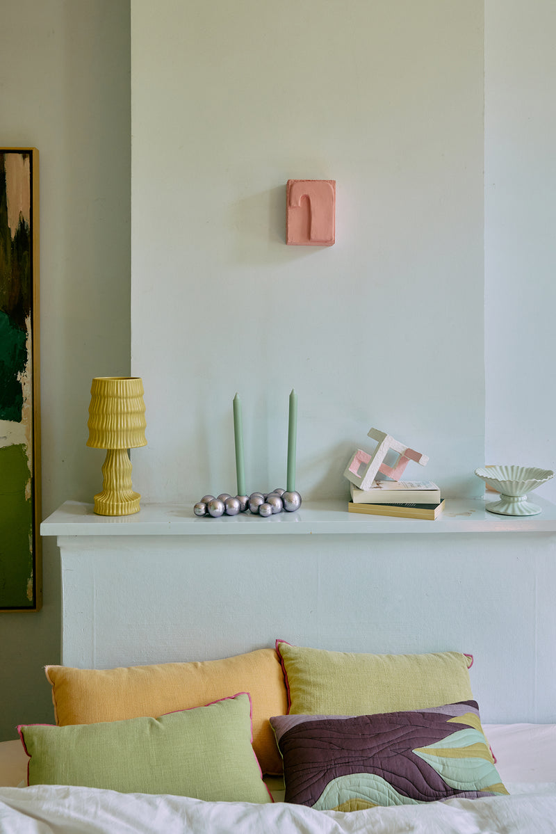 HK Living Ceramic pöytävalaisin, Ochre