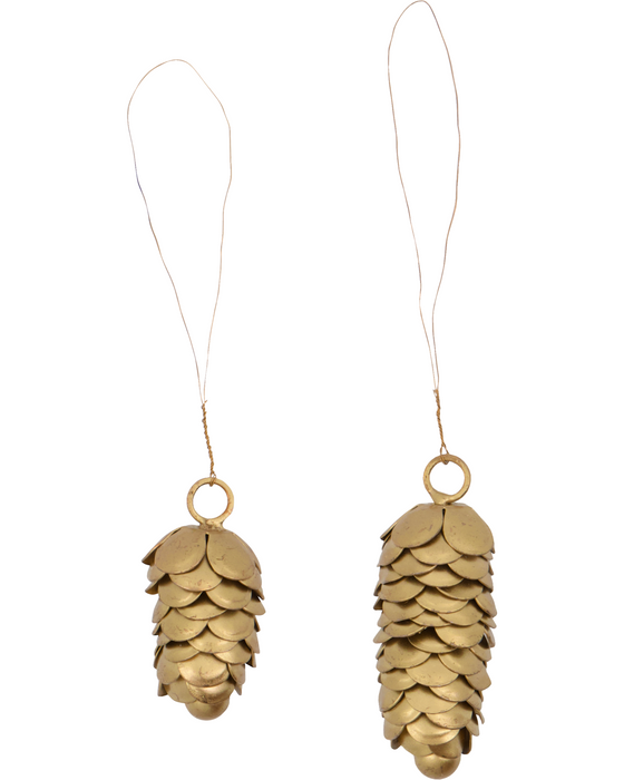 House Doctor Cone kuusenkoriste, gold