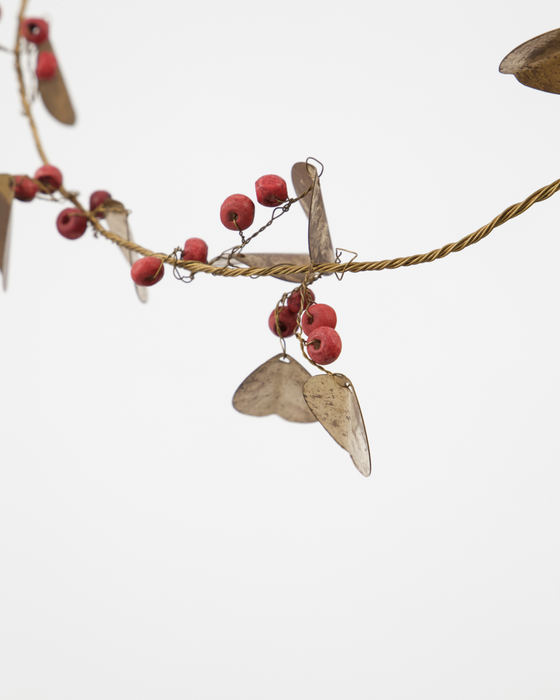 House Doctor Auric messinkikranssi, kulta