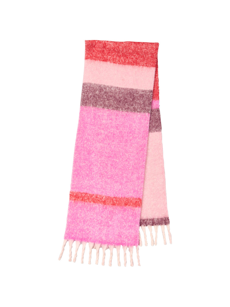 Becksöndergaard Stripe Bartletta huivi, Rose Violet Pink
