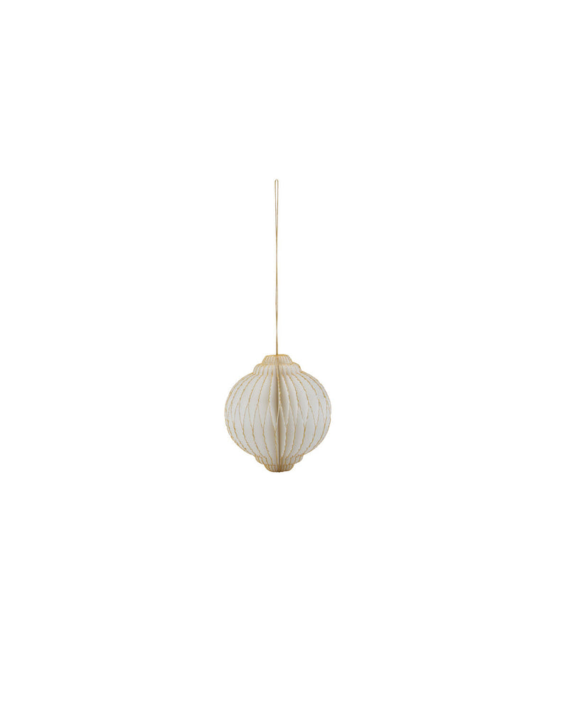House Doctor paperisetjoulukoristeet, OffWhite/Golden