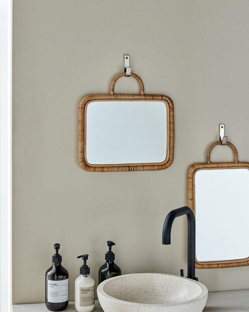 Meraki peili bambukehyksillä, matala