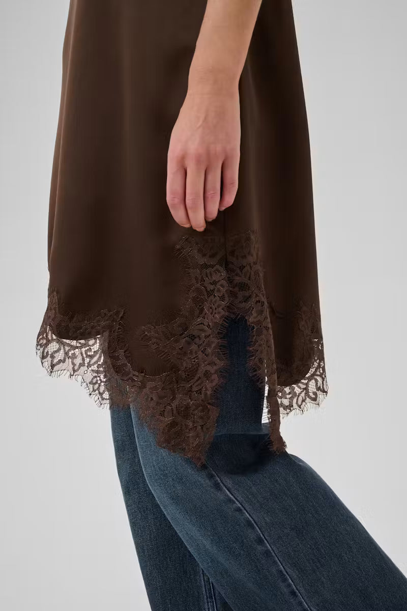 Brenda Lace mekko, Dark Brown