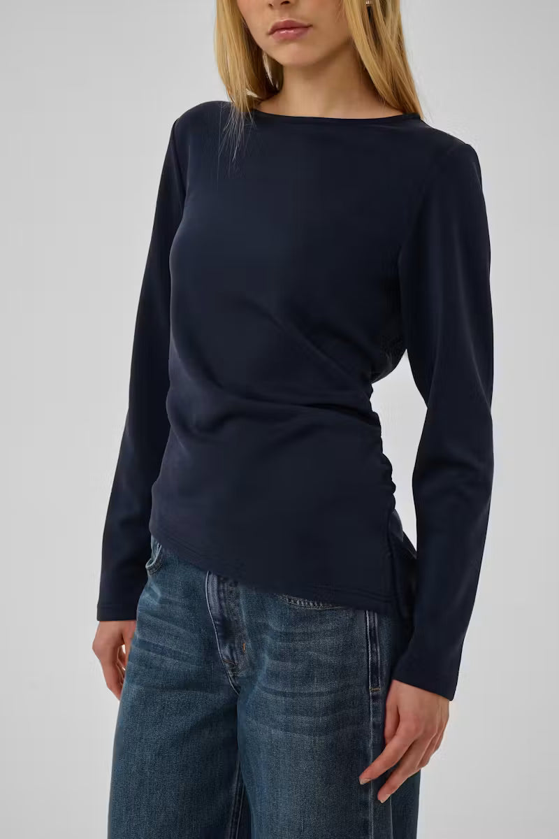 Helle pitkähihainen pusero, Dark sapphire blue