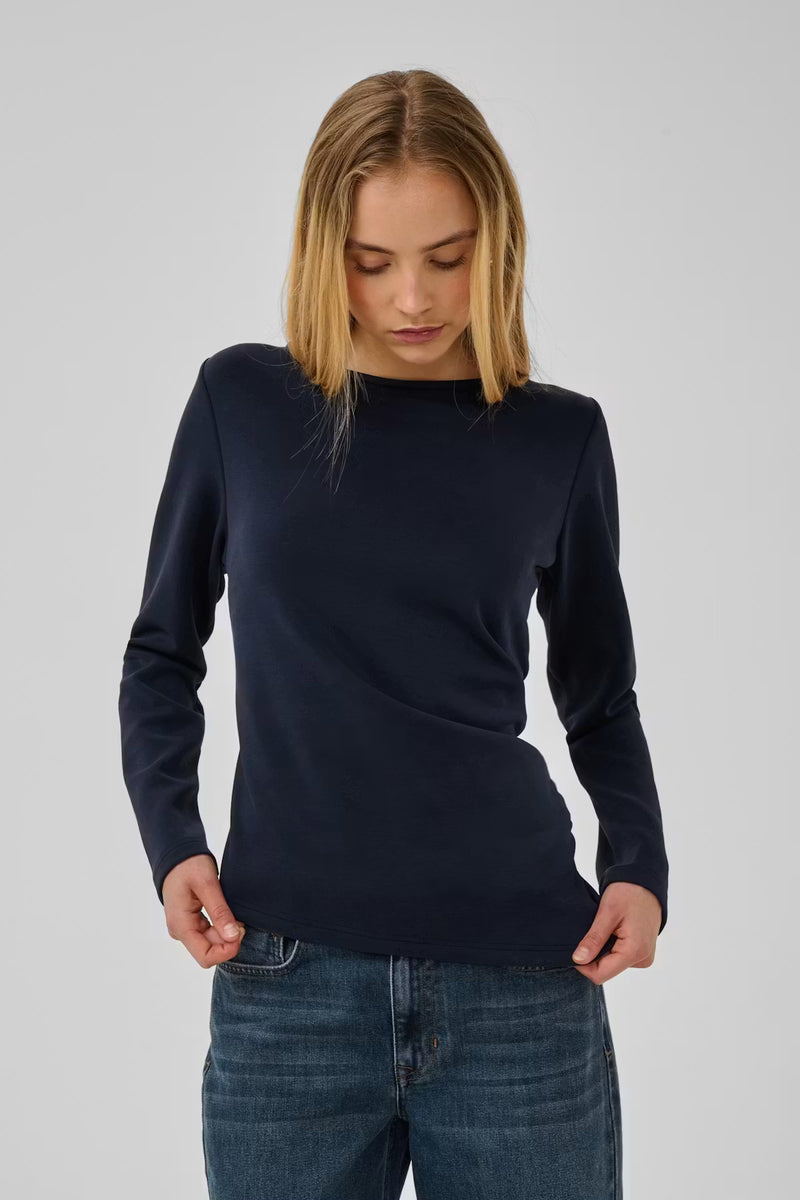 Helle pitkähihainen pusero, Dark sapphire blue