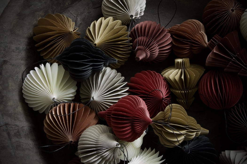 Paperinen joulukoriste Jewel, Caramel