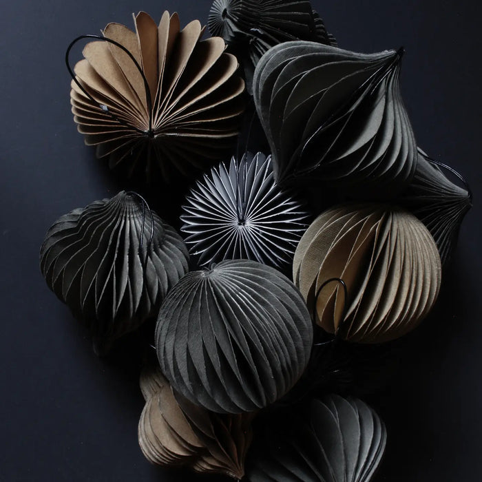 Paperinen joulukoriste Black, Scoop