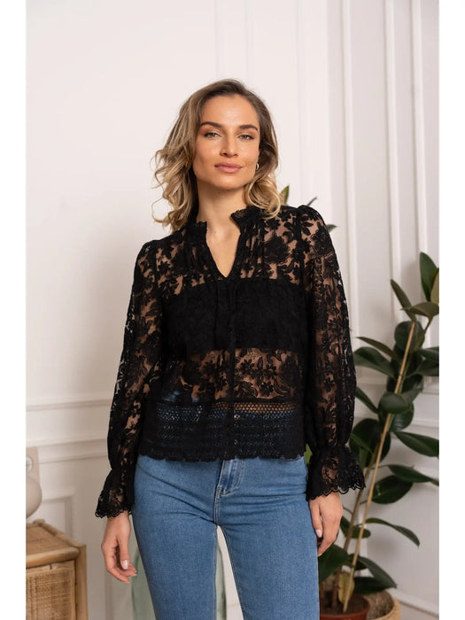 Bohemian pitsipaita, musta