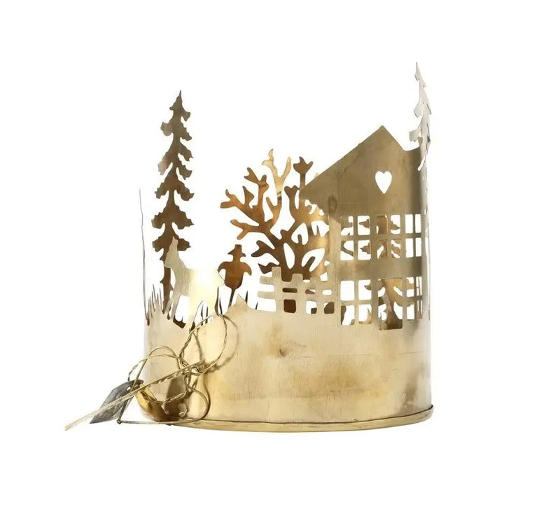 Walther & Co House & Garden kynttilälyhty, messinki