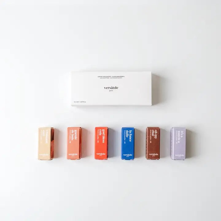 Versatile Paris hajuvesi, Discovery Box 6 Samples – The Comforting Ones