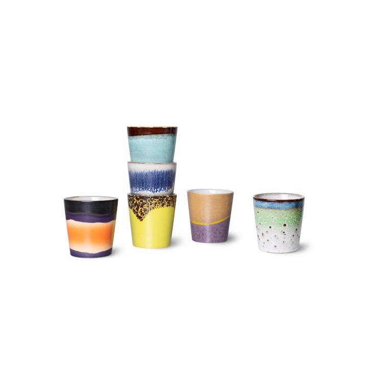 HK Living 70's ceramics coffee mug, comet