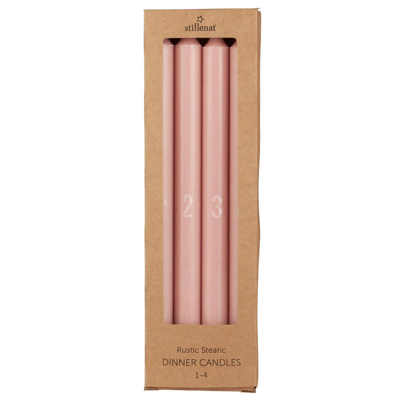 IB Laursen adventtikynttilät, kaiverretut numerot