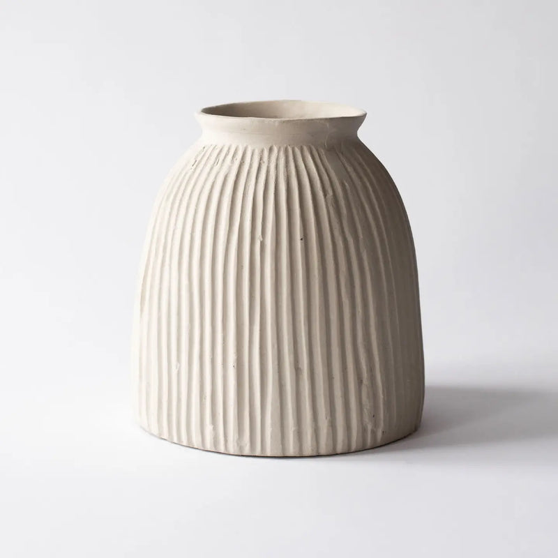 Tell Me More Veneto paperimassavaasi, valkoinen