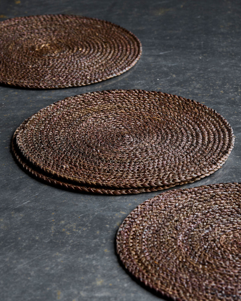House Doctor Circle pöytätabletit, Chocolate (set of 4)