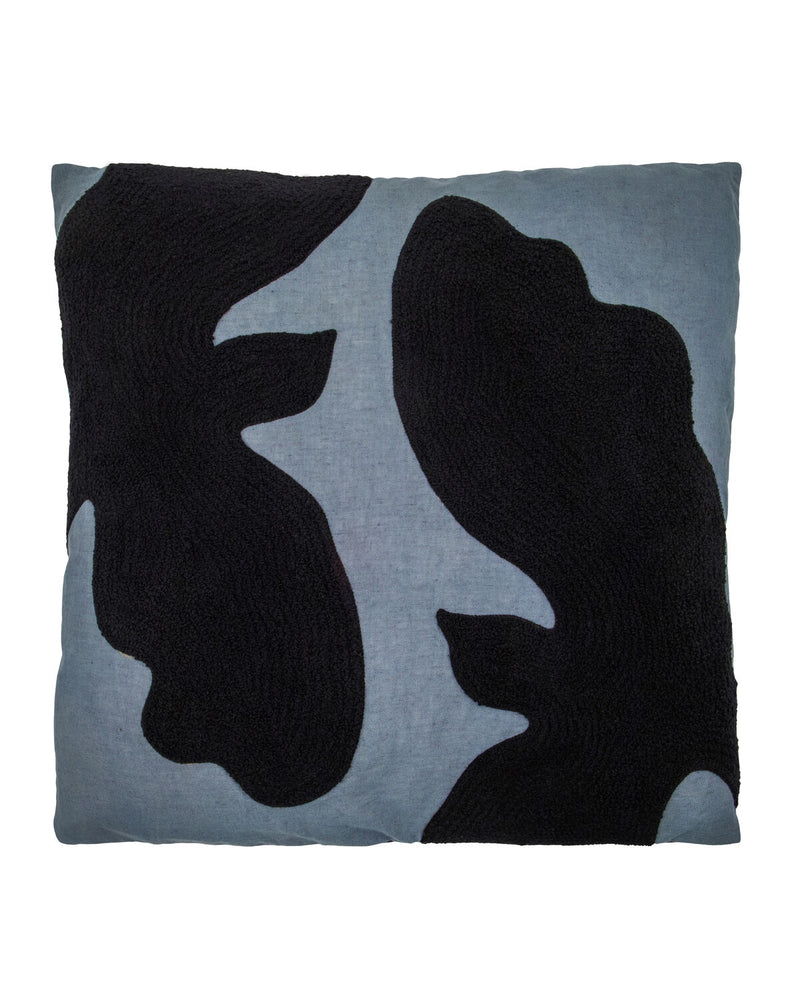 House Doctor Miki koristetyyny, Aegean Blue/Black