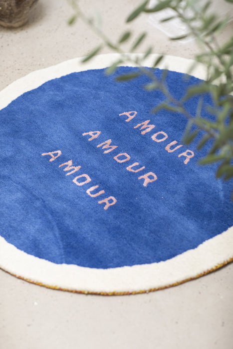 Amour villamatto, sininen