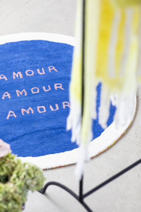 Amour villamatto, sininen