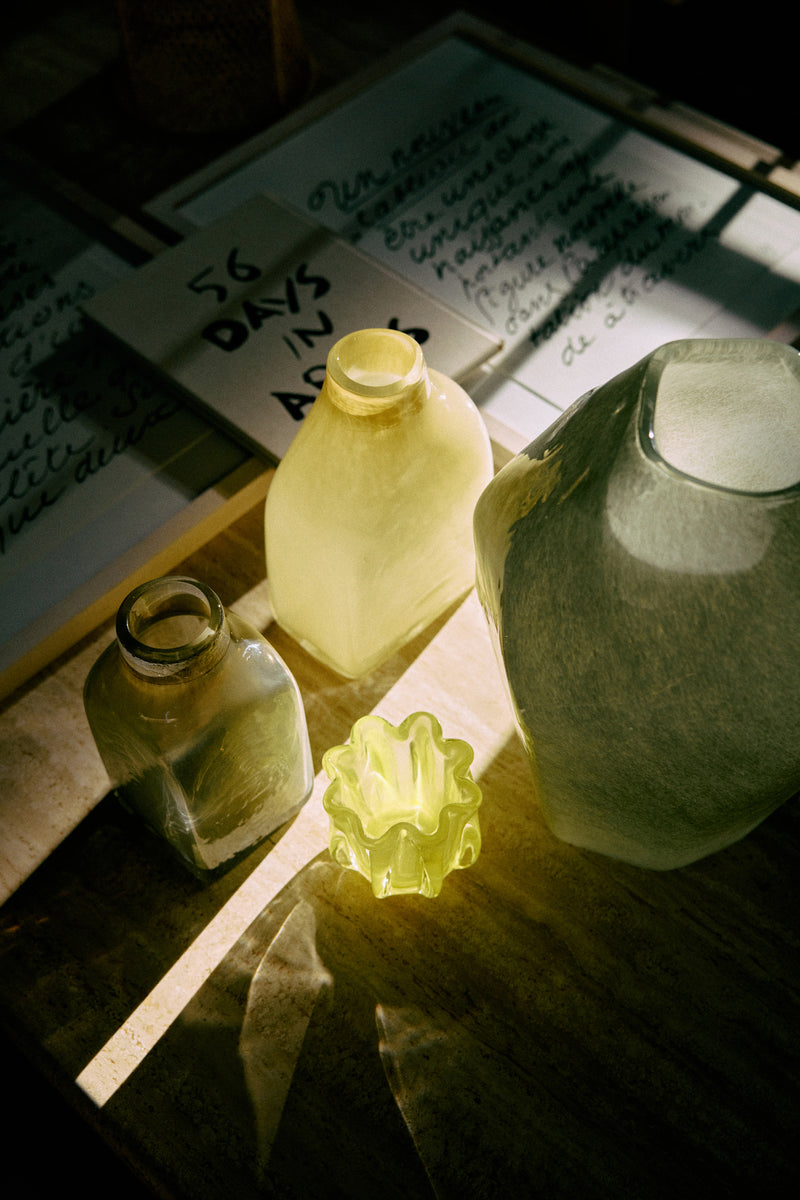 HK Living Atelier glass vase, medium