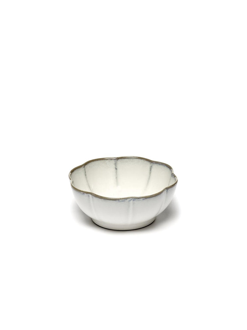 Serax Inku Bowl Ribbed XL white