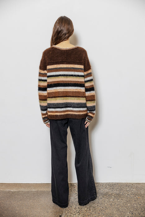 Project AJ117 Bolette raitaneule, multi col.