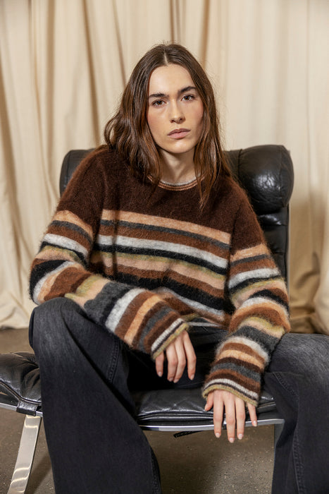 Project AJ117 Bolette raitaneule, multi col.