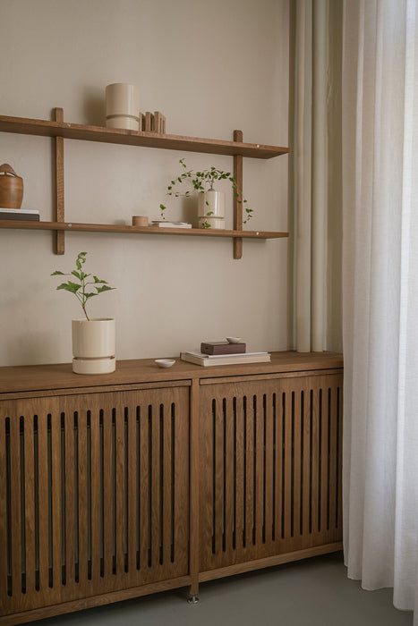 Bergs Potter Hoff lasitettu kukkaruukku, Sandstone Ø 14 cm