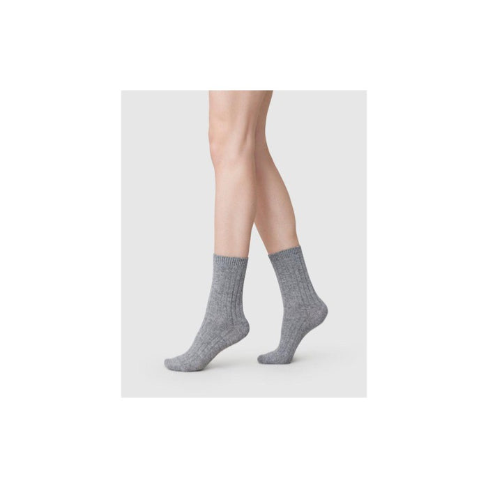 Swedish Stockings Bodil Chunky nilkkasukat, Grey