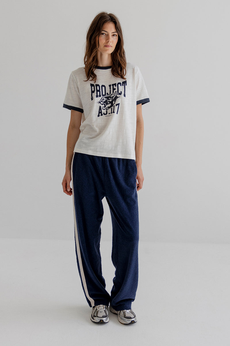 Project AJ117 Cara T-paita, valkoinen, printti