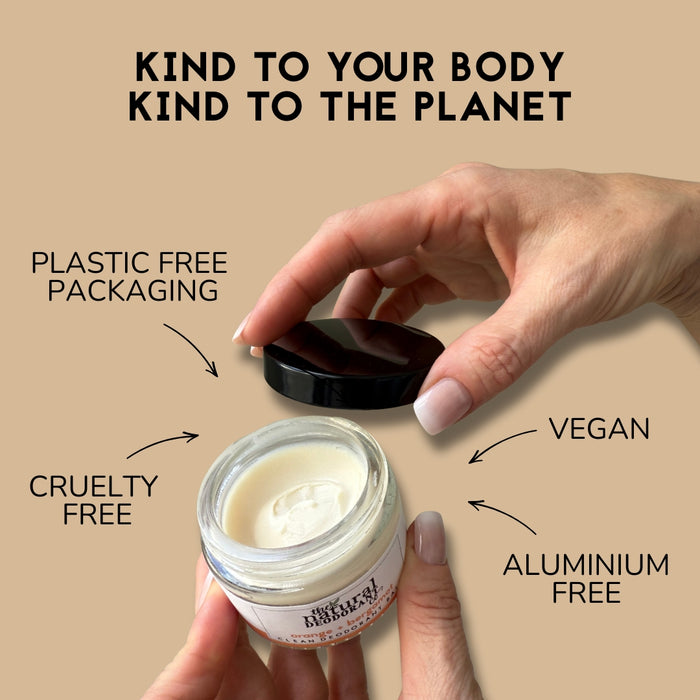 Luonnollinen voidedeodorantti Citrus + Black Pepper