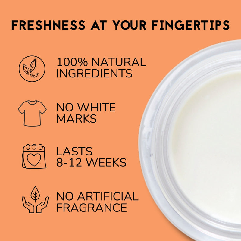 Luonnollinen voidedeodorantti Clean Orange & Bergamot