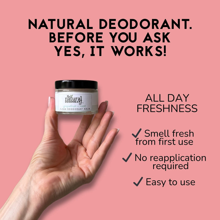 Luonnollinen voidedeodorantti Clean Palmarosa & Mandarin