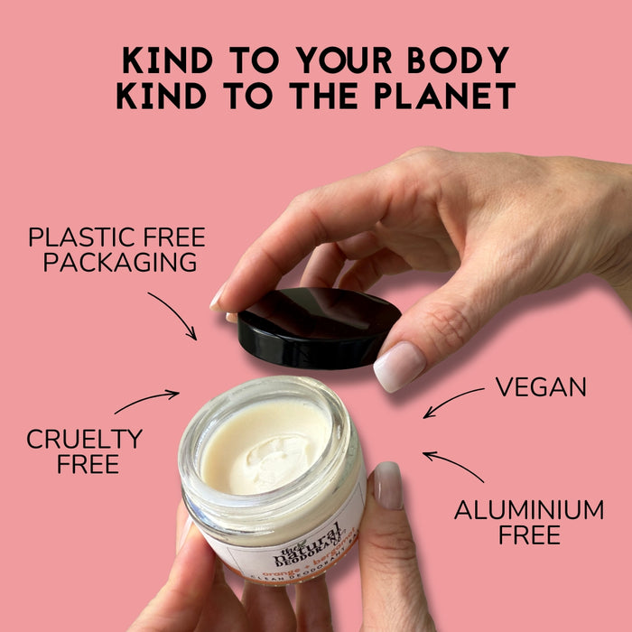 Luonnollinen voidedeodorantti Clean Palmarosa & Mandarin