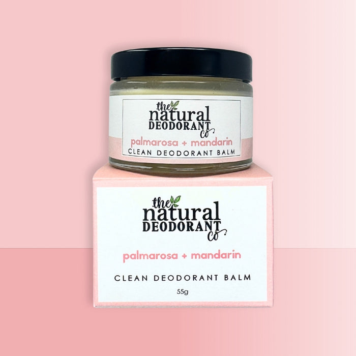Luonnollinen voidedeodorantti Clean Palmarosa & Mandarin