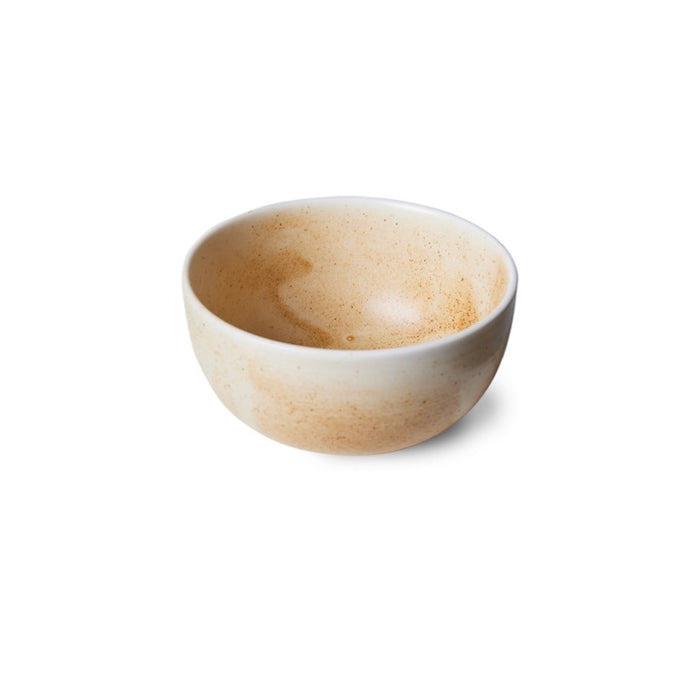 Home Chef ceramics bowl rustic cream / brown