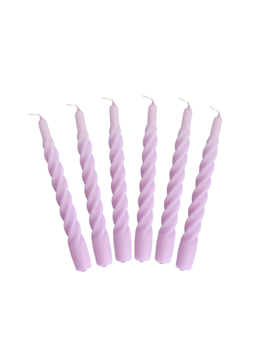 Kunstindustrien matta kierrekynttilä, useita värejä