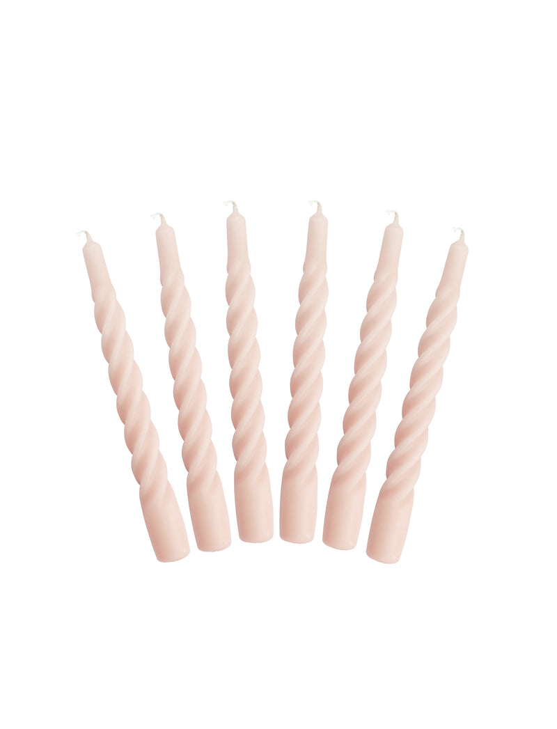 Kunstindustrien matta kierrekynttilä, useita värejä